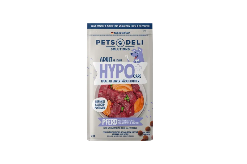 Pets Deli Hypo Pferd mit Süsskartoffel & Distelöl 2kg